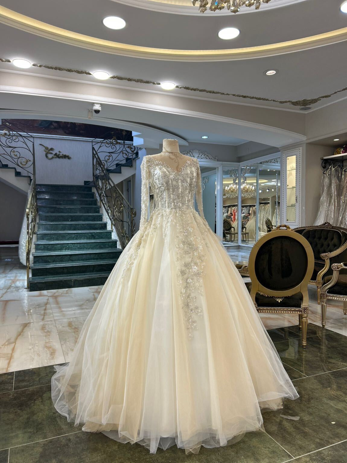 Brautkleid Creme