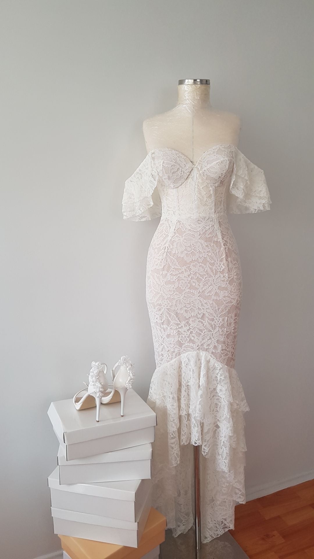 Brautkleid/Standesamtkleid Nida