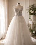 Funkelndes Brautkleid