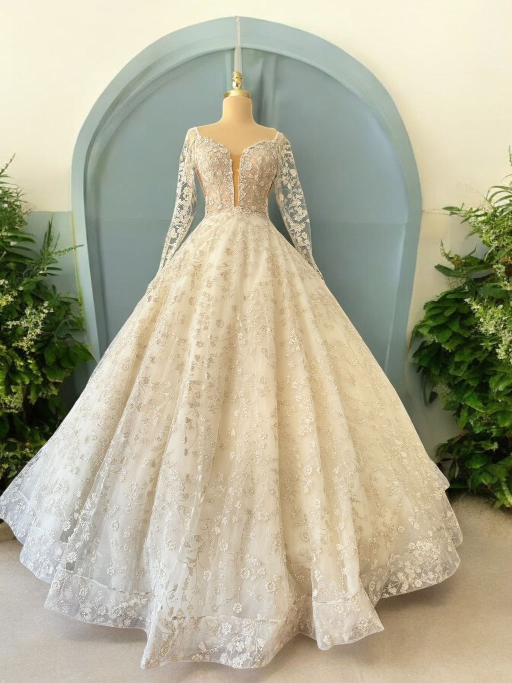 Cappuccino Brautkleid