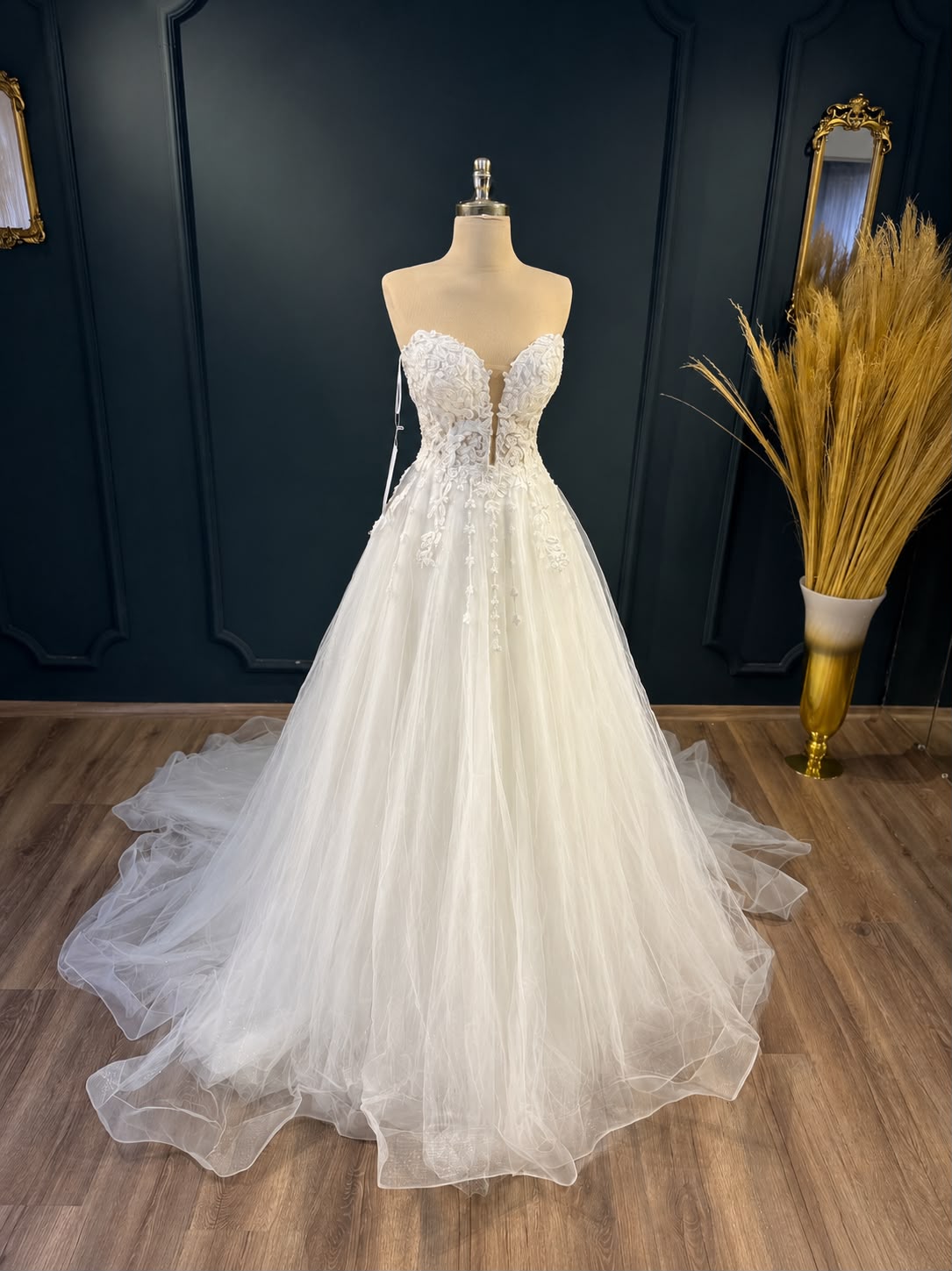 Strapless Brautkleid
