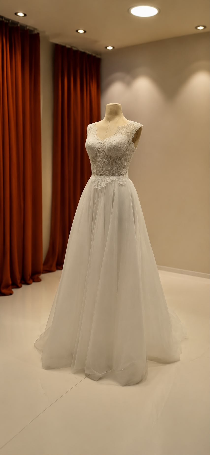 Elegance Lace A-Linien Brautkleid