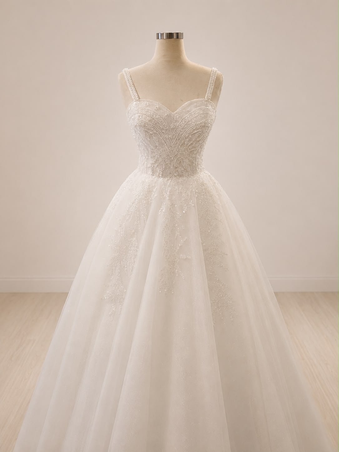 Funkelndes Prinzessinnen-Brautkleid