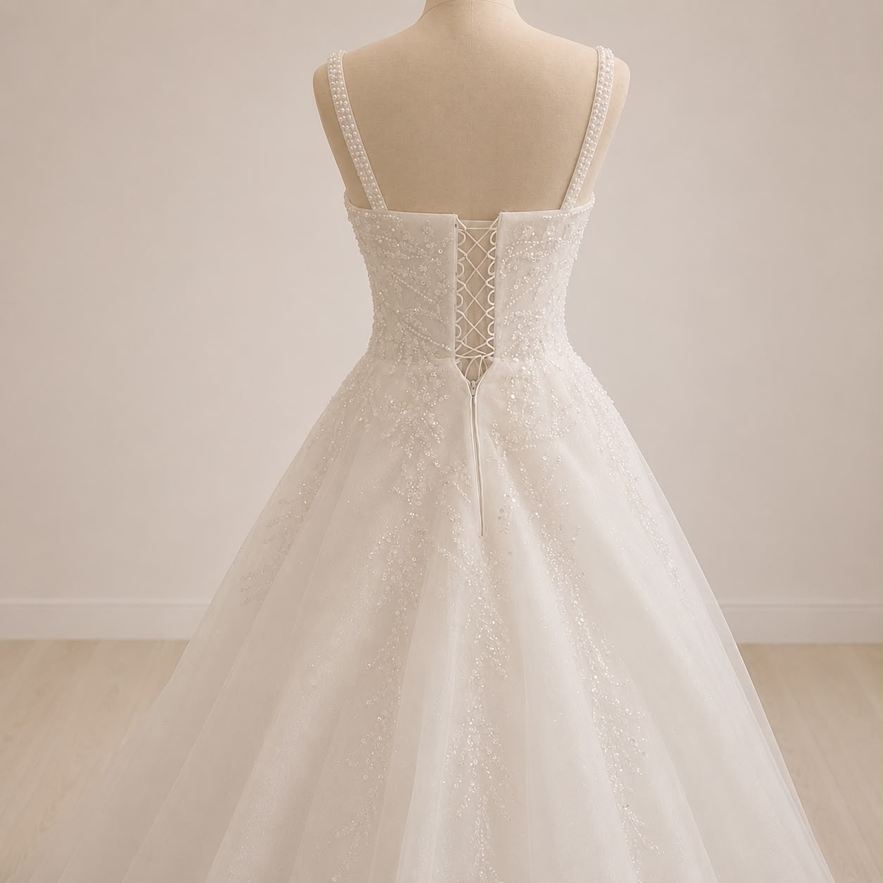 Funkelndes Prinzessinnen-Brautkleid