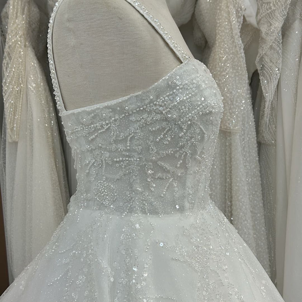 Funkelndes Prinzessinnen-Brautkleid