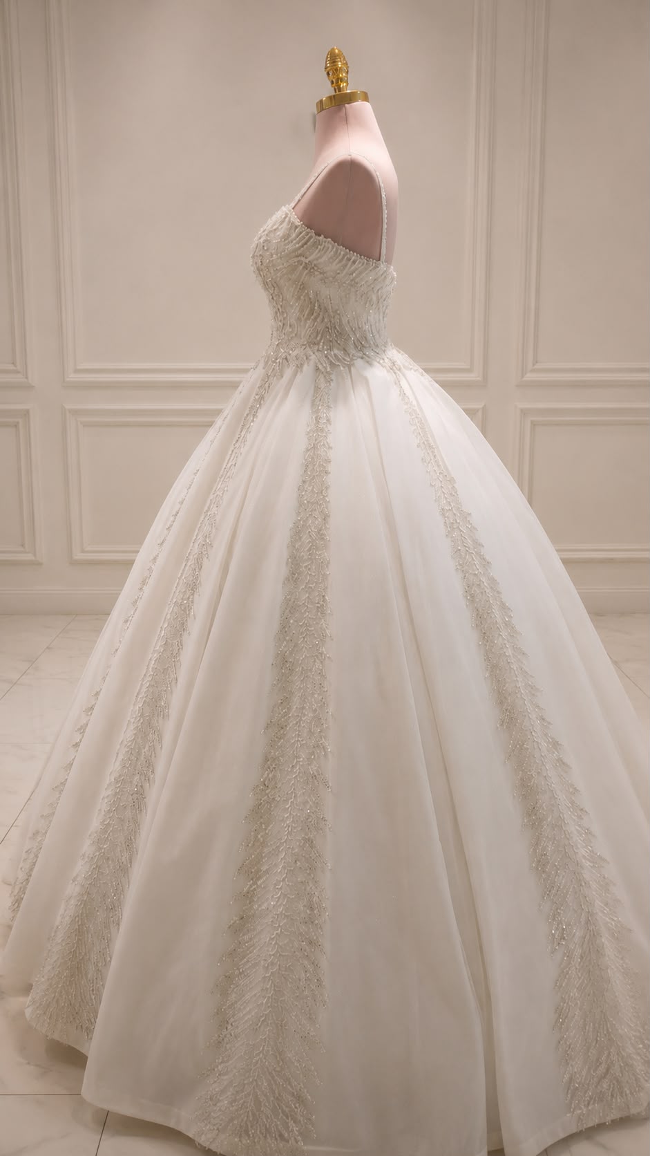 Glamour Prinzesinnen-Brautkleid