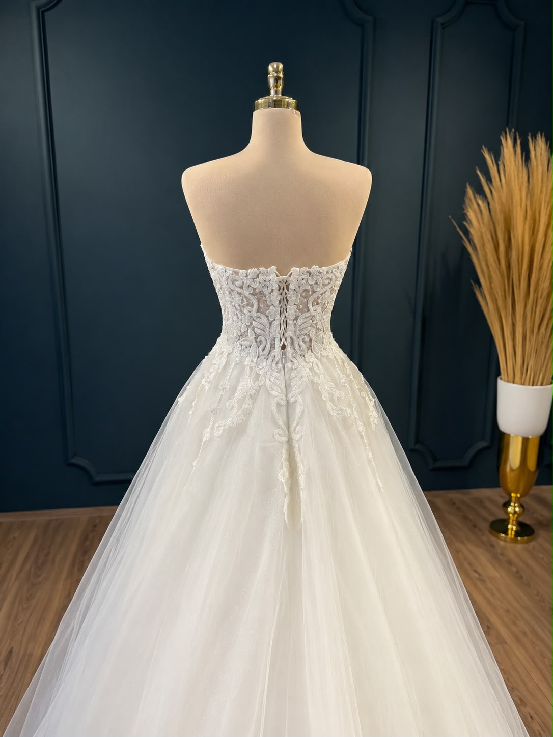 Strapless Brautkleid