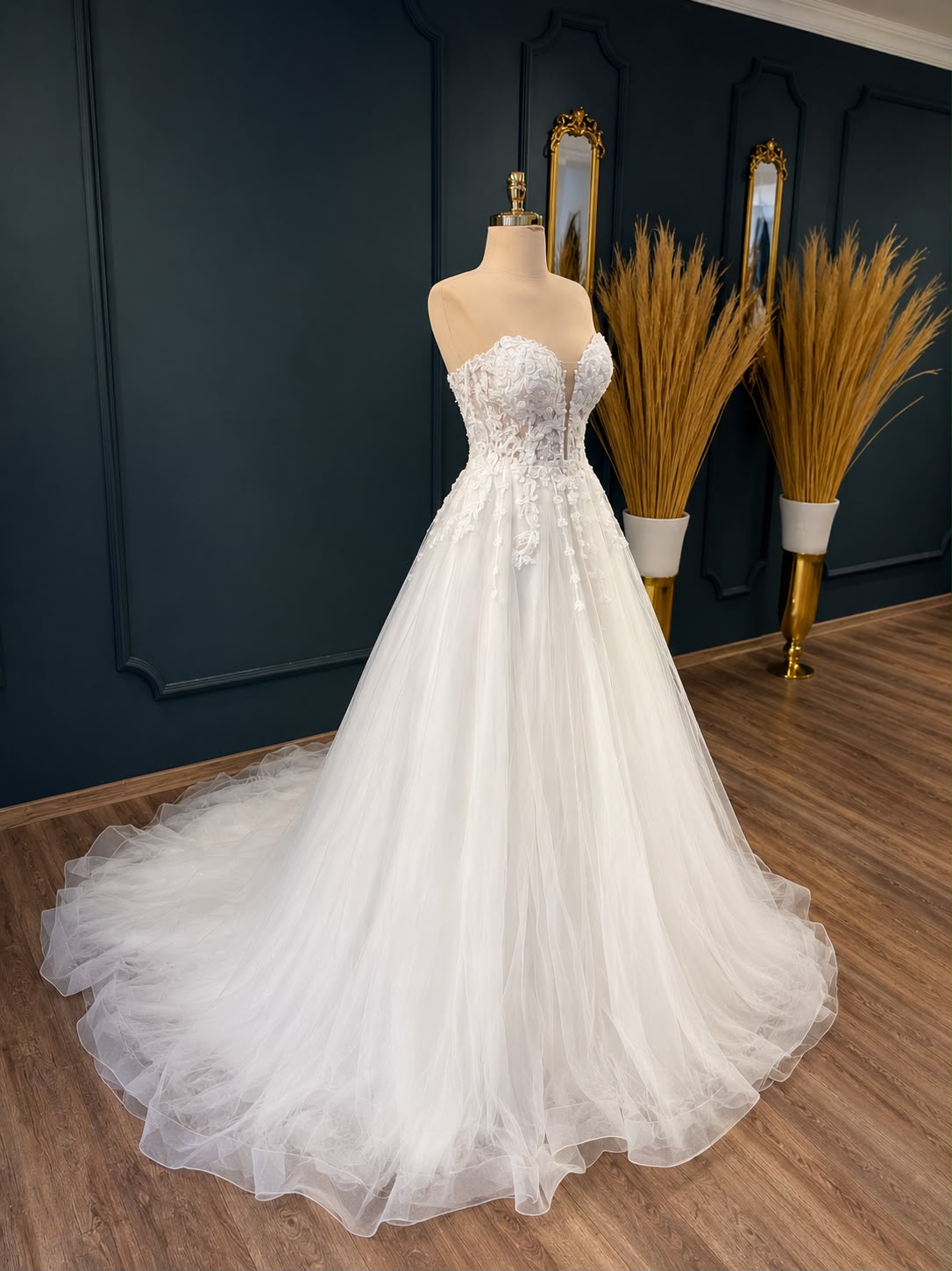 Strapless Brautkleid