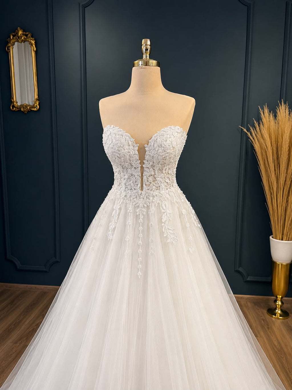 Strapless Brautkleid