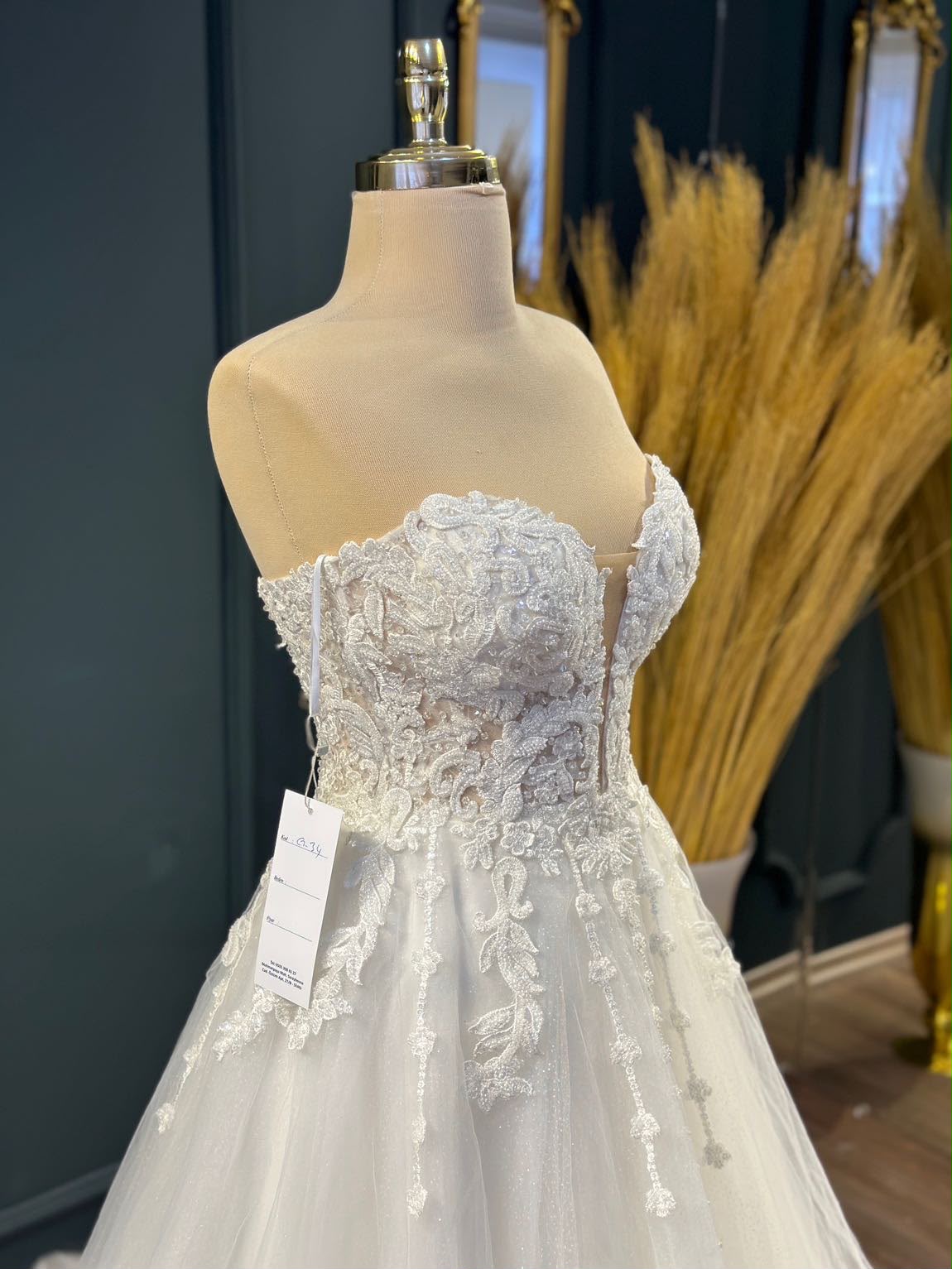 Strapless Brautkleid